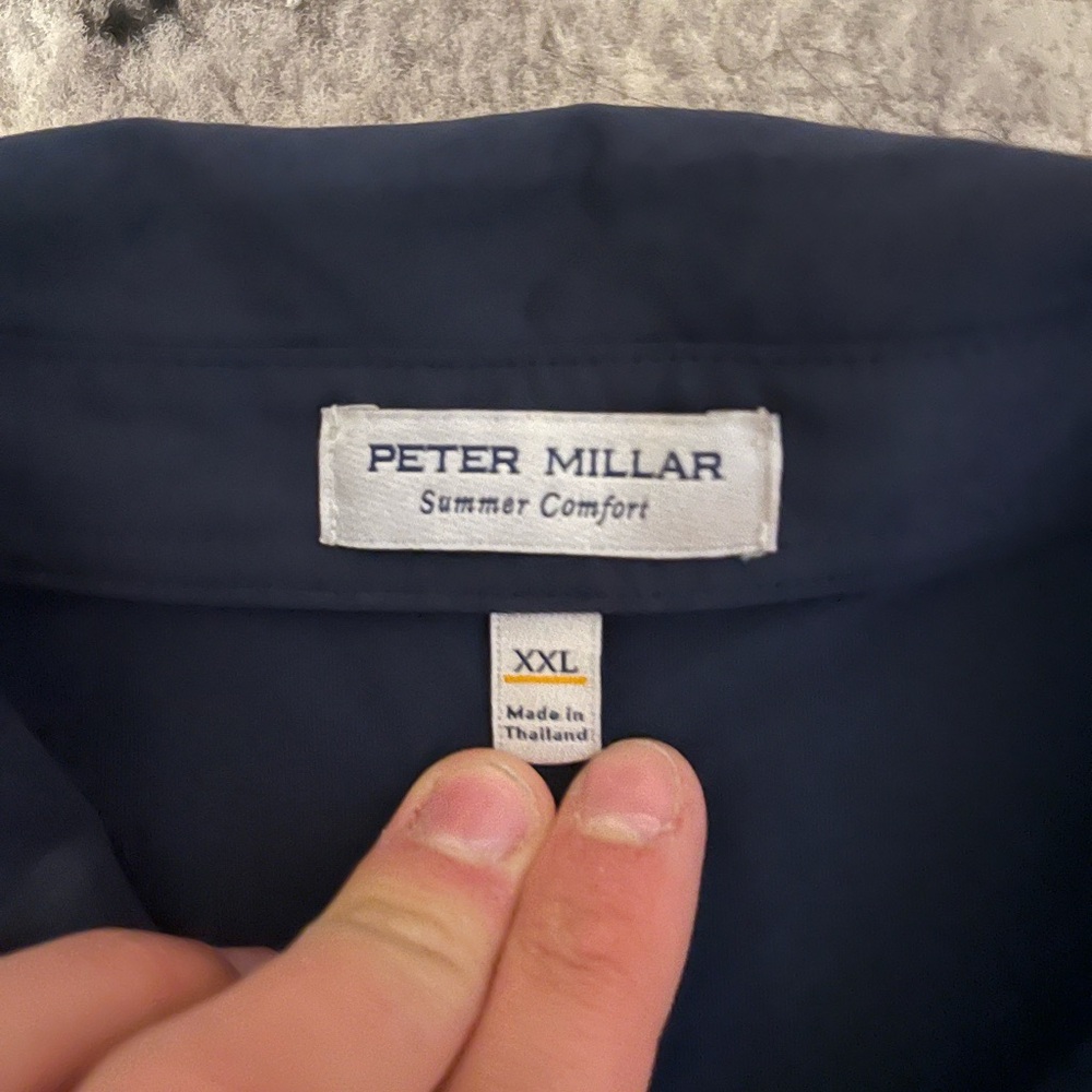 Peter Millar Navy Performance Polo - image 3